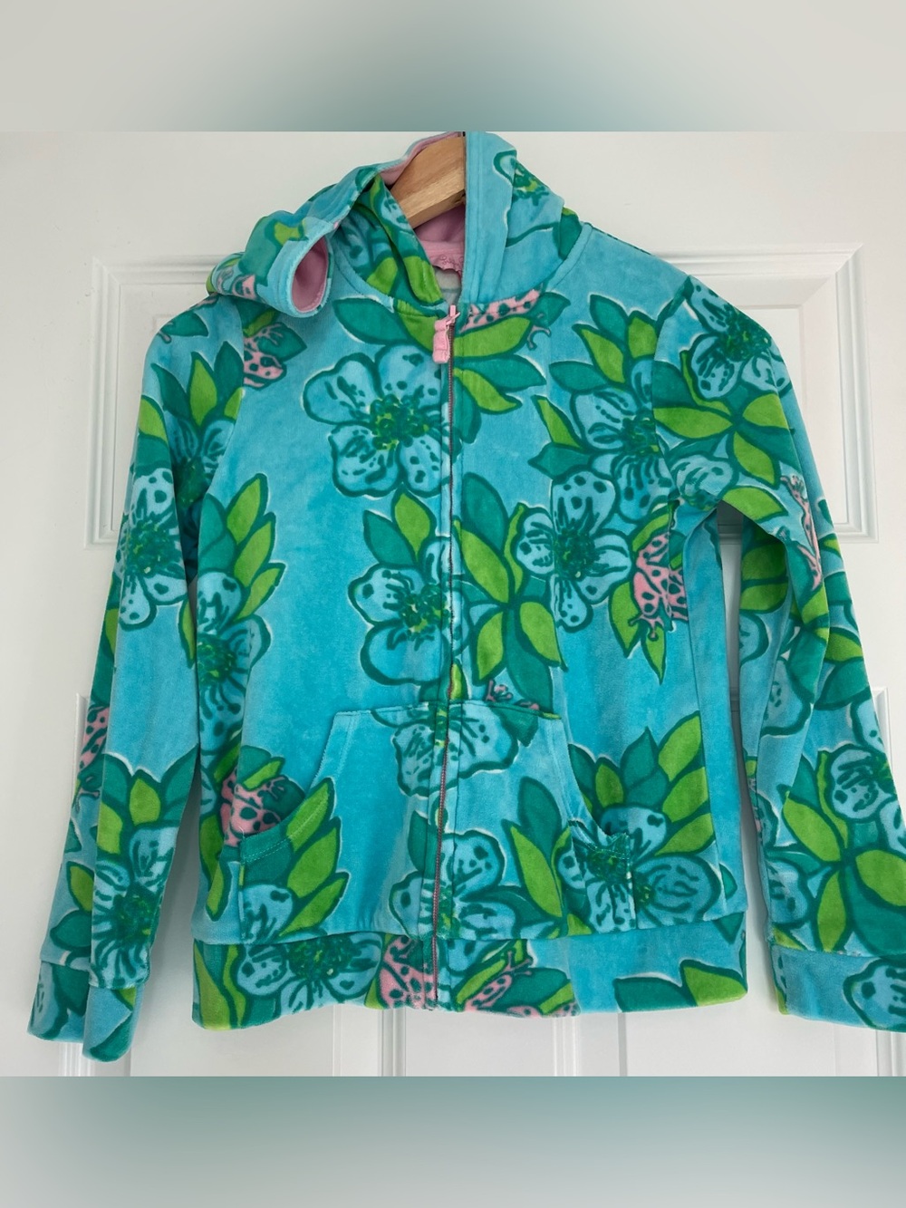 Lilly Pulitzer zip hoodie - size 12